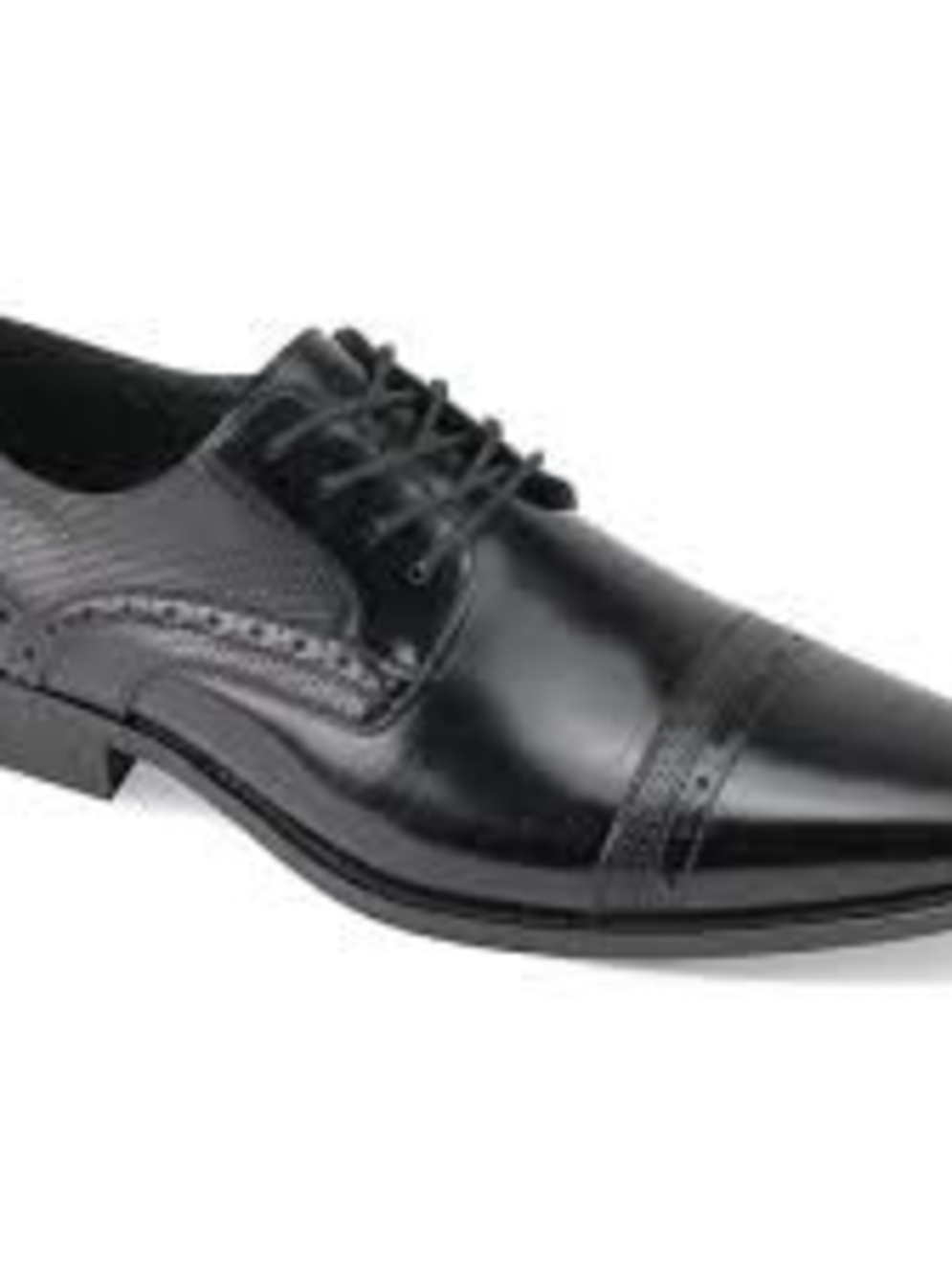 Giorgio Venturi Mens Leather Oxforr Black  Men's Dress Shoe Size 13 New